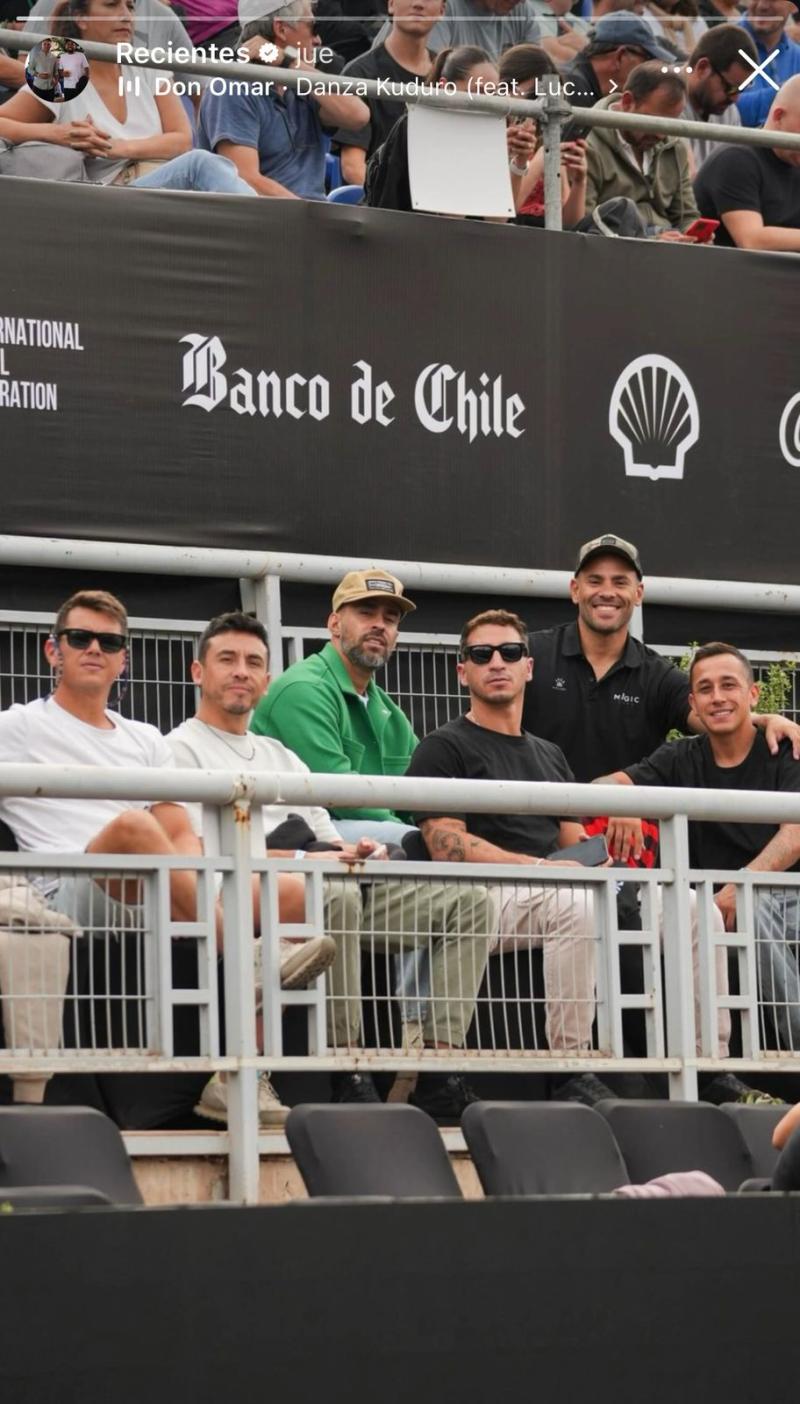 Instagram - Claudio Valdivia, Jorge Valdivia, Carlos Carmona y Fabián Orellana