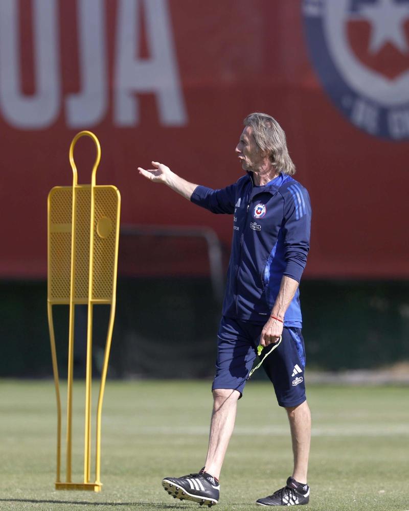 Ricardo Gareca prepara el partido de la Roja con Ecuador - Créditos: Carlos Parra – Comunicaciones FFCh