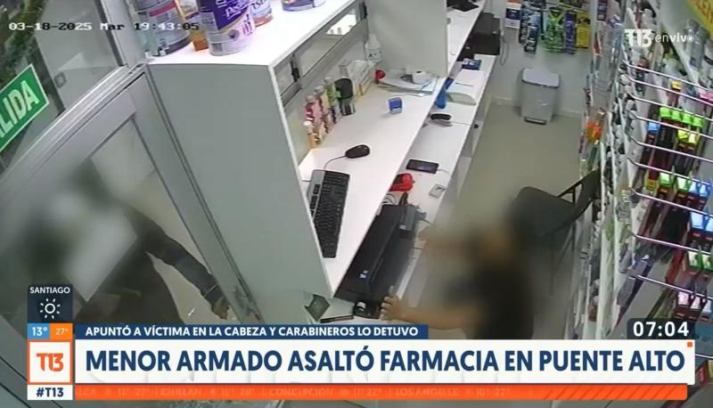T13 - Asalto a farmacia en Puente Alto