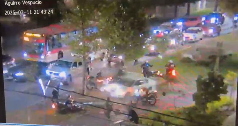 Hombre atropelló a guardias municipales para huir en Vitacura: Fue baleado y detenido