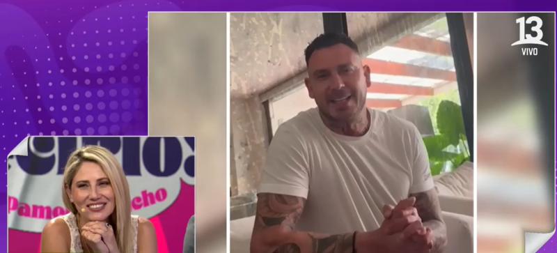 Mauricio Pinilla envía mensaje a Gissella Gallardo