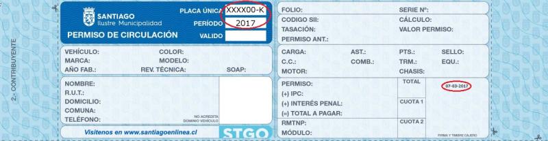 ¿Cuáles son y cómo se ven los documentos que podrían solicitarte en un control de tránsito? - Permiso de Circulación