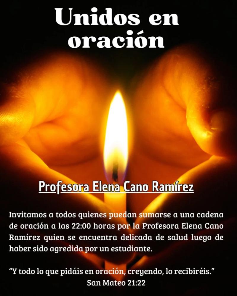 Liceo de Trehuaco - Cadena de oración por la profesora agredida