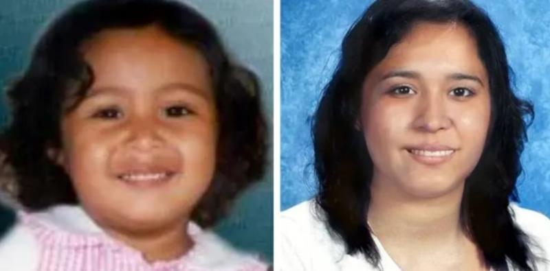 Fotografías de archivo de Andrea Michelle Reyes, joven secuestrada hace más de 20 años