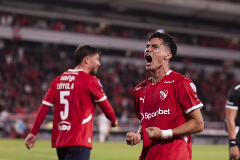 Pablo Galdames venía de convertir doblete en Copa Sudamericana - Créditos: Independiente
