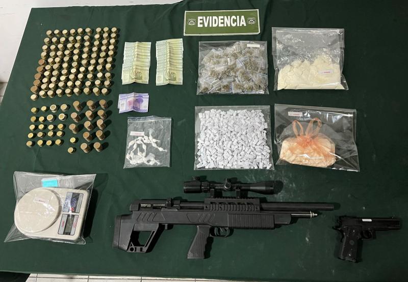 Detenido por tráfico de drogas en San Bernardo: El sujeto intento huir para evitar control policial