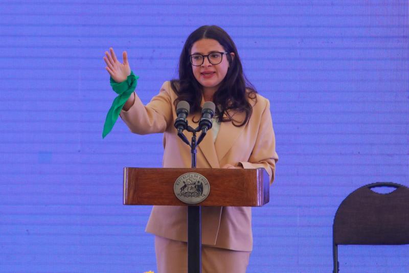 Ministra Antonia Orellana - Agencia Uno