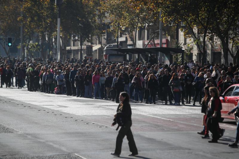 Falla de Metro de Santiago - Agencia Uno