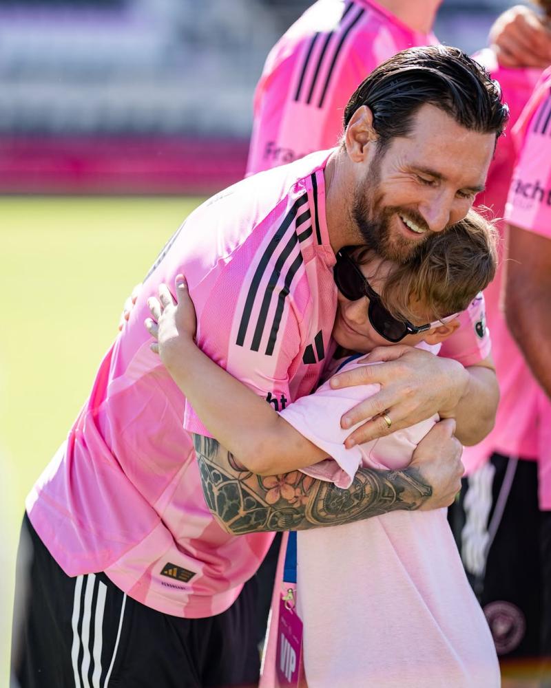 Así se ve Lionel Messi con su nueva cabellera - Créditos: @intermiamicf