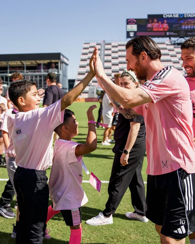 Lionel Messi sorprendió con nuevo look - Créditos: @intermiamicf