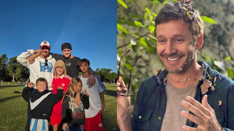Instagram - Benjamín Vicuña y sus hijos