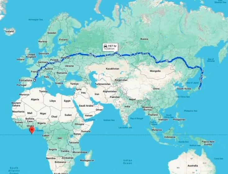 ¿Viajarías a Japón en auto? Influencer español planea cruzar Europa y Asia en un auto de 900 euros - Instagram volatadipeluca