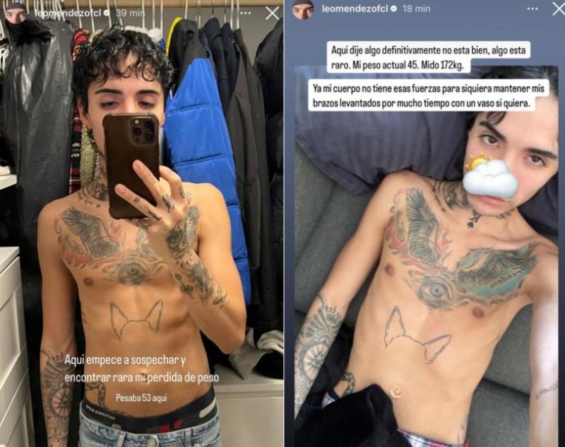 Leo Méndez Jr. comparte su preocupante estado de salud en redes sociales: "Algo definitivamente no está bien" - Instagram Leo Méndez