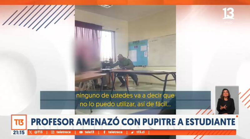 T13 - Profesor agrede a alumno en San Ramón