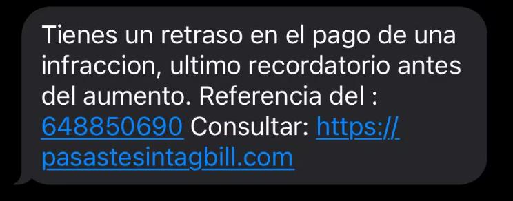 Multas de TAG falsas: Así opera la estafa que circula por mensajes de texto