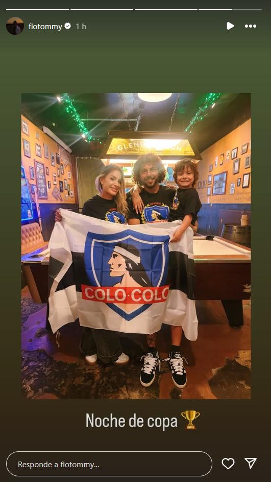 Maximiliano Falcón y saludo a Colo Colo - Créditos: @flotommy