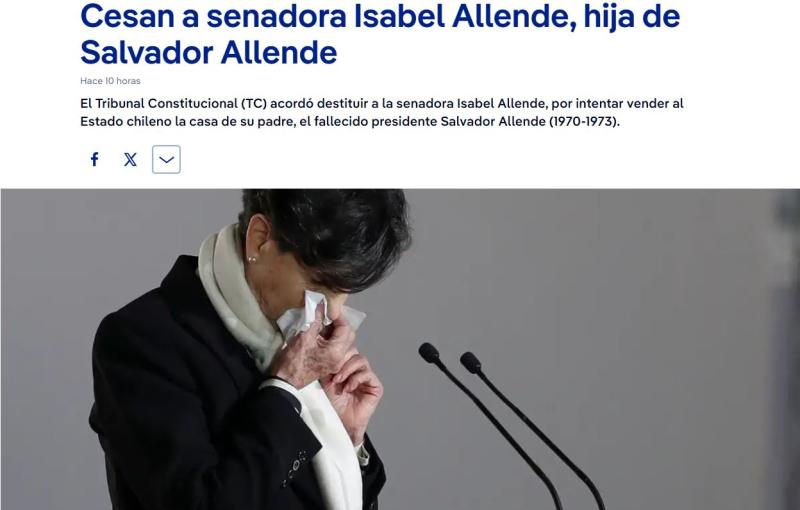 DW - Destitución de Isabel Allende