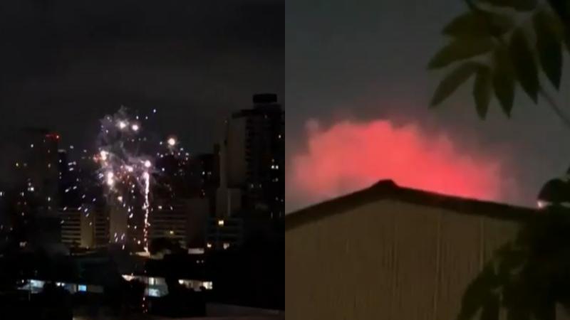 T13 - Funcionarios municipales lanzan fuegos artificiales para celebrar su retiro laboral