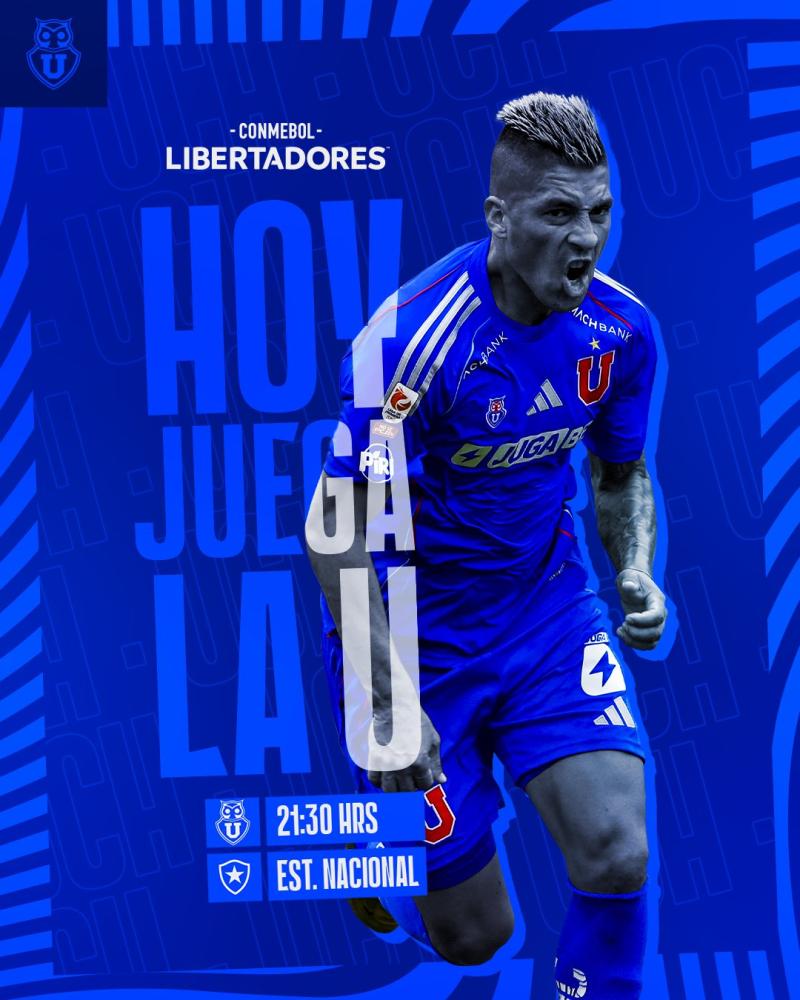 La U recibe a Botafogo - Créditos: U de Chile