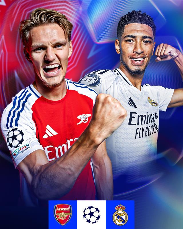 Arsenal recibe a Real Madrid por la ida de cuartos de final de la Champions League