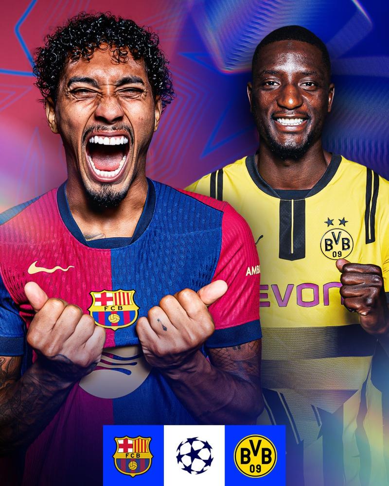 Barcelona recibe a Dortmund por la ida de cuartos de fina de Champions League