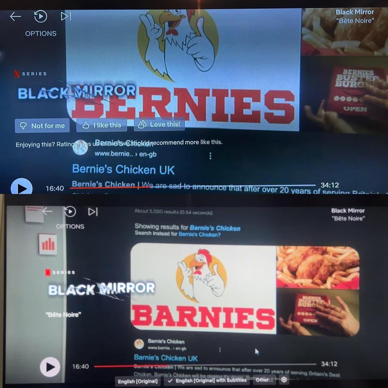 ¿Te diste cuenta? Black Mirror juega con tu mente y lanza dos versiones de un mismo episodio - X @laneaelegante