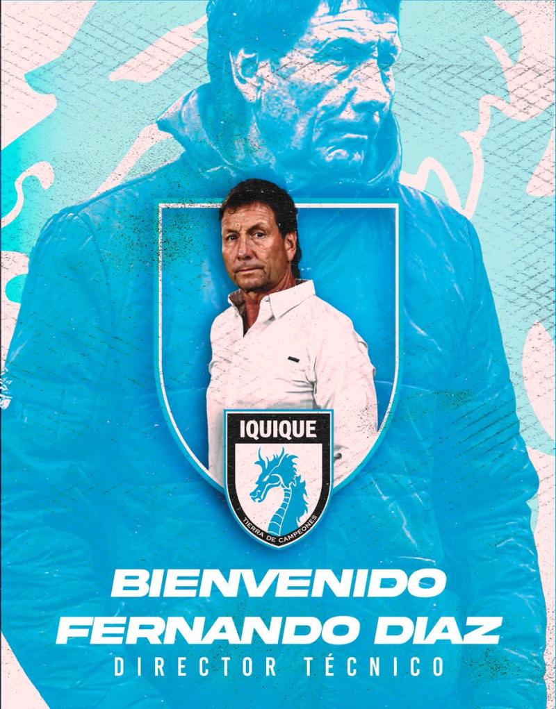 Iquique hace oficial la llegada de Fernando Díaz