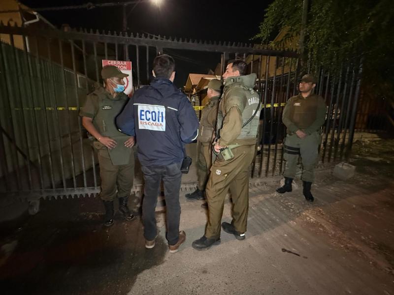 ECOH - Dos hombres son baleados en la vía pública en La Pintana: Uno falleció y el otros está en riesgo vital