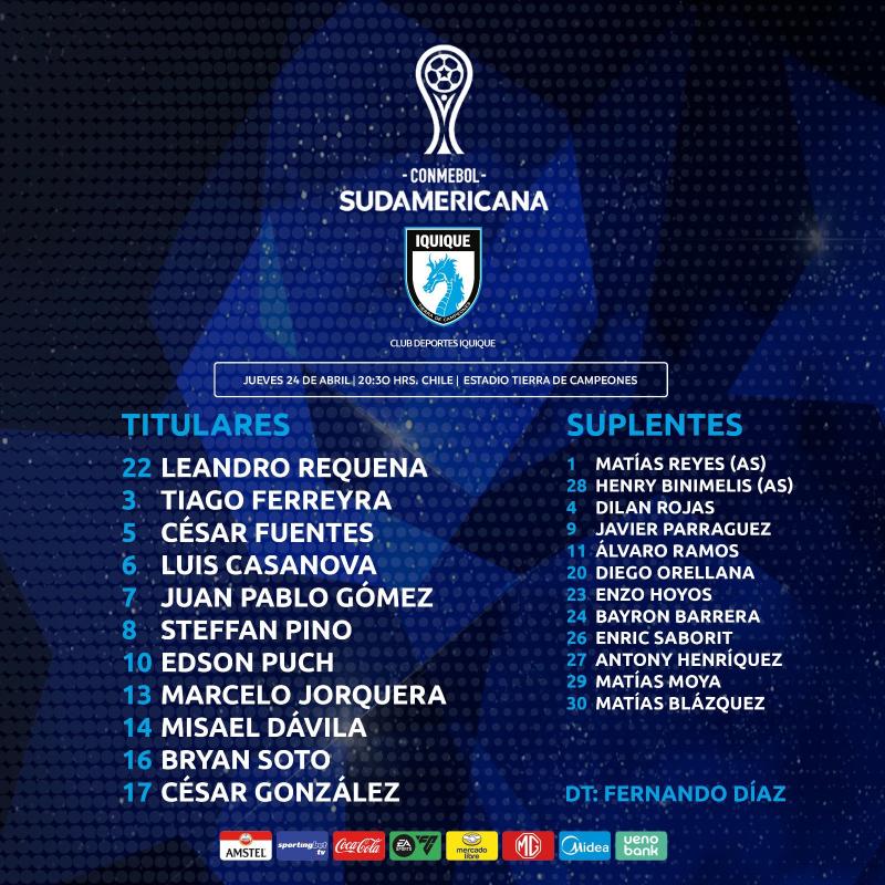 La formación de Deportes Iquique