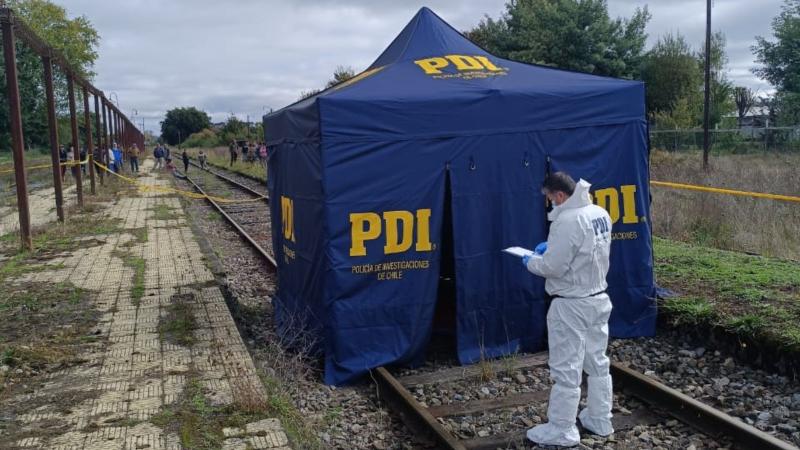 Hombre muere atropellado por un tren en Valdivia - PDI