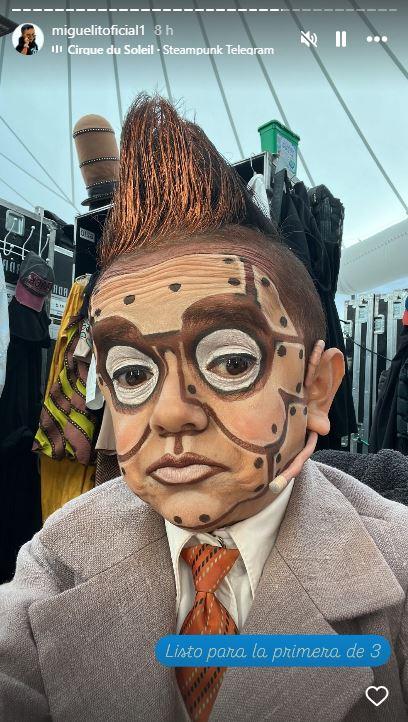 Maquillaje de Miguelito como Cosmolito - ig