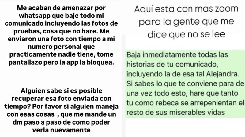 Instagram - Nano Calderón acusa amenazas tras revelar chats de su padre