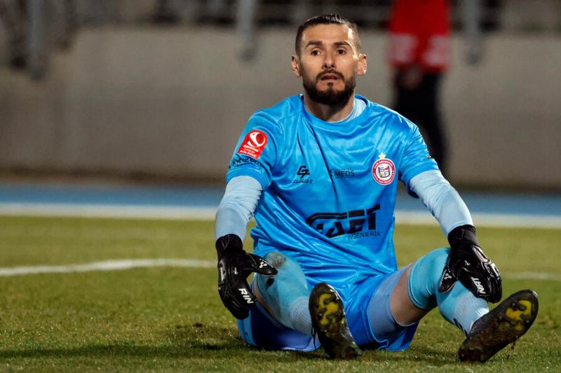 Arquero de San Felipe detenido por agresión a guardia - Créditos: Photosport