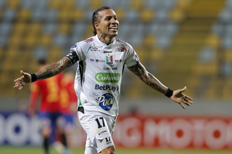 Dayro Moreno le marcó un golazo a Unión Española en el Sausalito - Créditos: Photosport