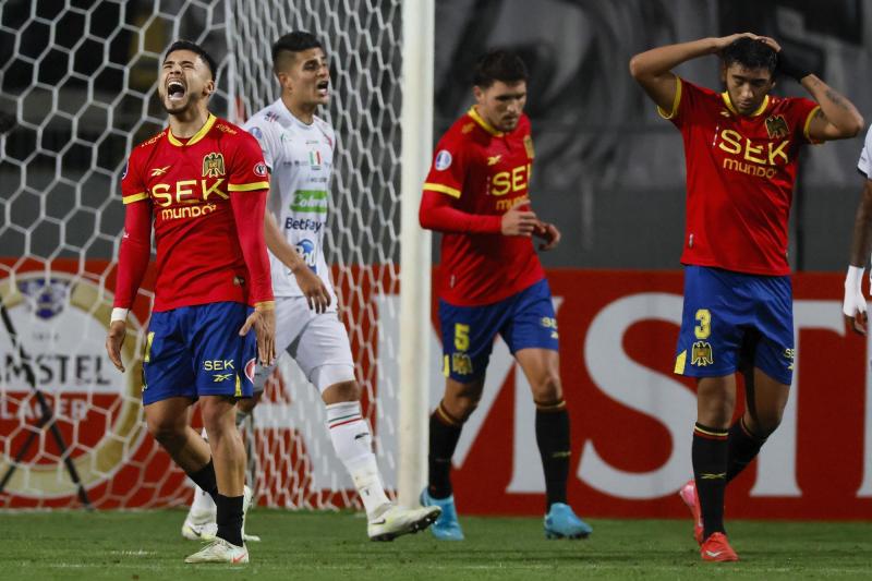 Unión Española cayó en su primer partido como locales en Sudamericana - Créditos: Photosport