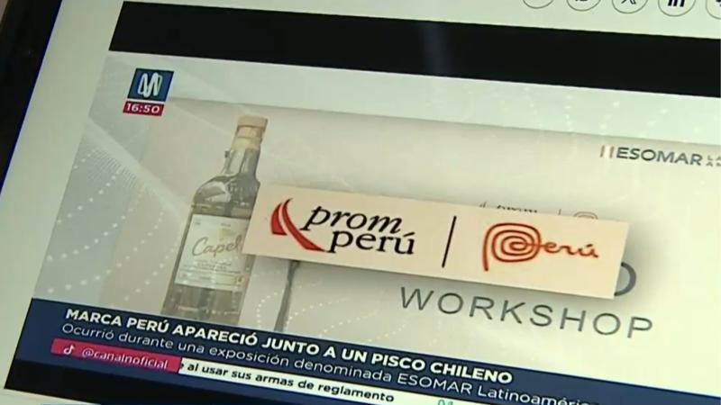 T13 - Pisco Capel con logotipo de marca Perú