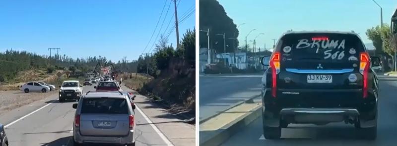 T13 - Caravana en Coronel para homenajear a pescadores desaparecidos de la lancha Bruma