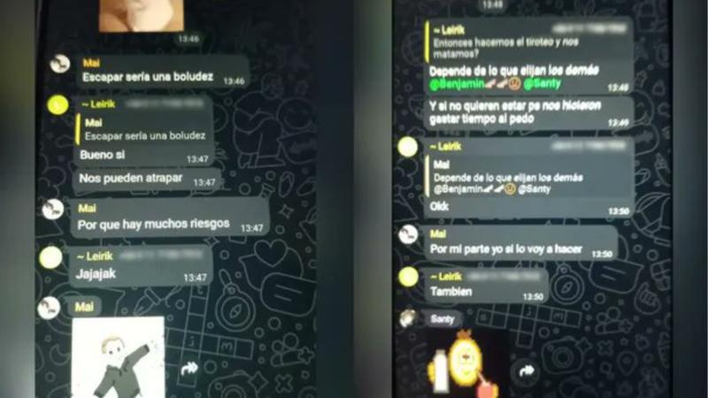 X - Los mensajes de estudiantes de 13 años que organizaban tiroteo escolar en Argentina