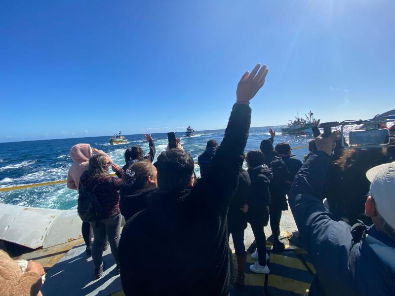 T13 - Pescadores del Bruma son despedidos en emotiva ceremonia