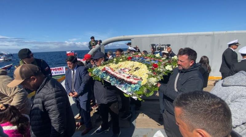 T13 - Pescadores del Bruma son despedidos en emotiva ceremonia