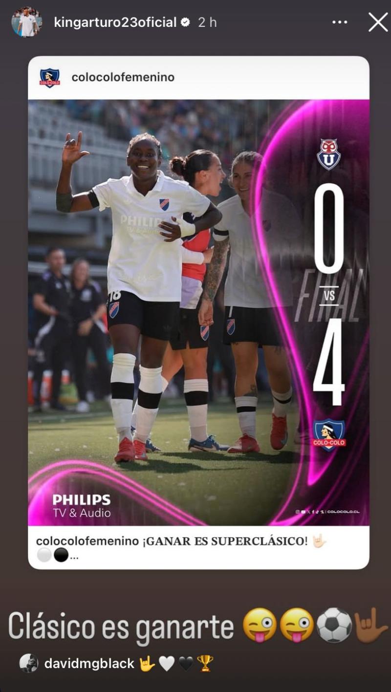 Instagram - La burlesca publicación de Arturo Vidal