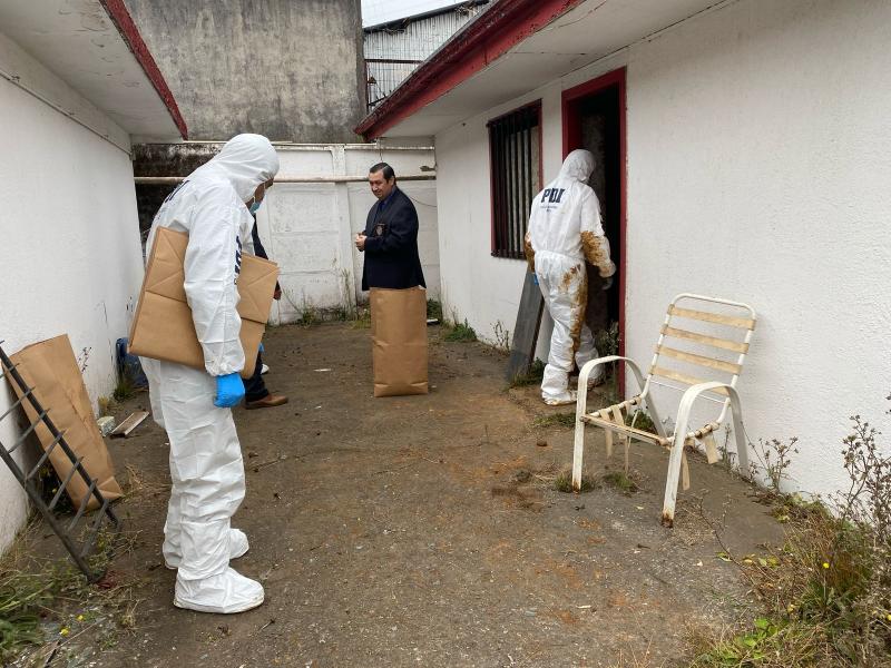 Cedida - Hallazgo de túnel en motel de Concepción