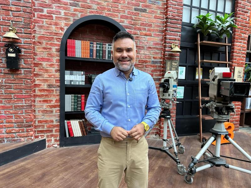 Gianfranco Marcone, meteorólogo de Canal 13