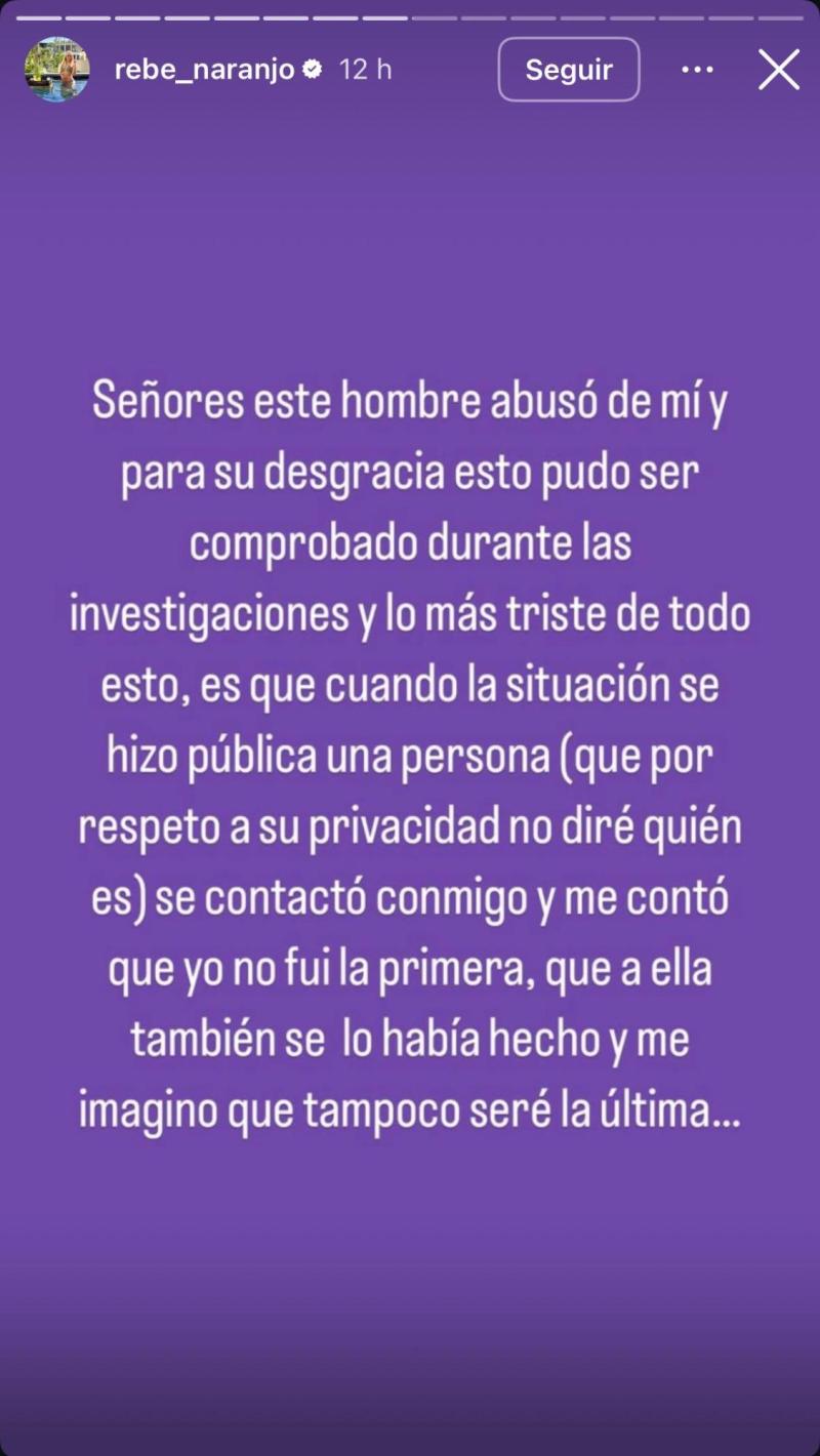 Instagram - Rebeca Naranjo, Pareja de Nano Calderón