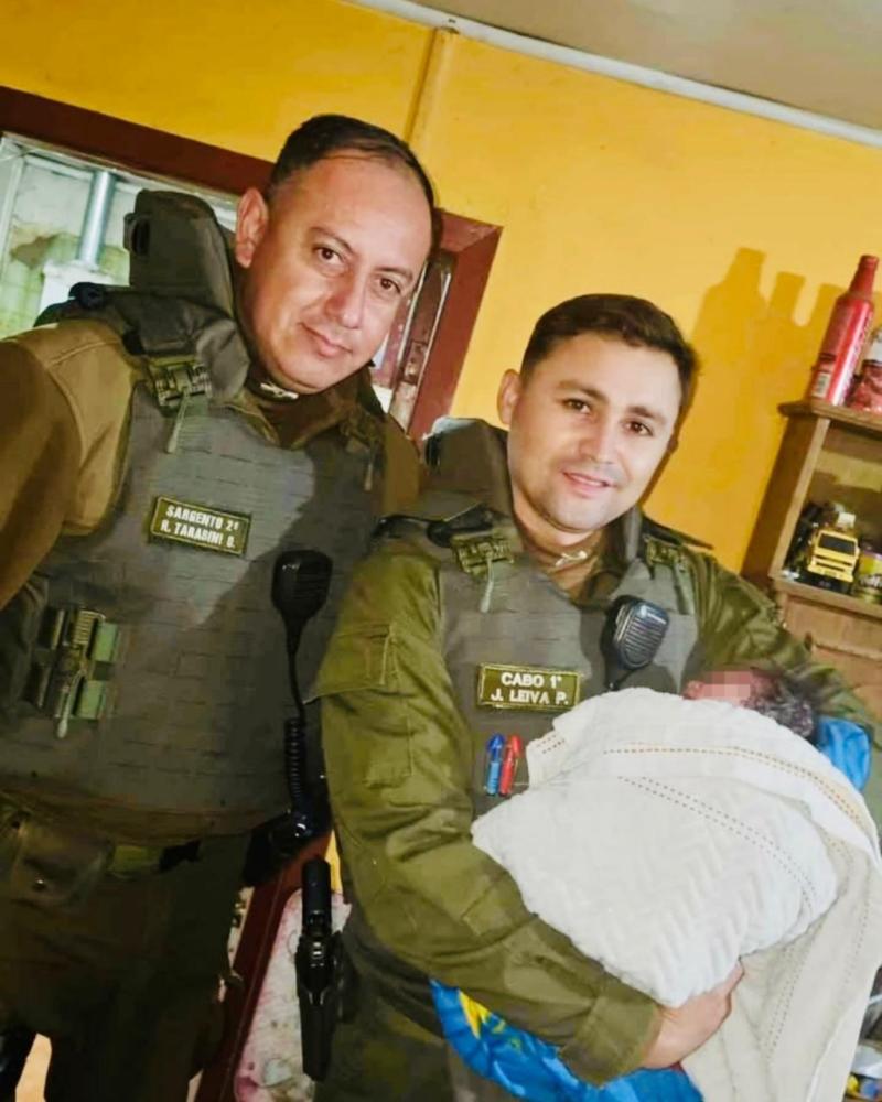 Carabineros atendieron parto en Nogales - Cedida Carabineros