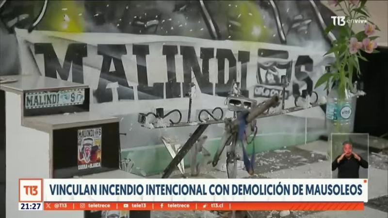 Vinculan ataque incendiario en El Monte con destrucción de narcomausoleos y miembros de la Garra Blanca