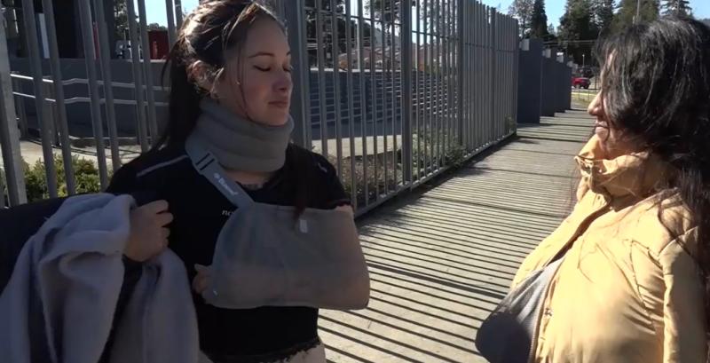 T13 - Estudiantes afectadas tras caída de ascensor en Inacap de Valdivia