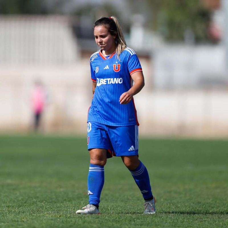 Nicole Fajre durante su paso por U de Chile - Comunicaciones U de Chile