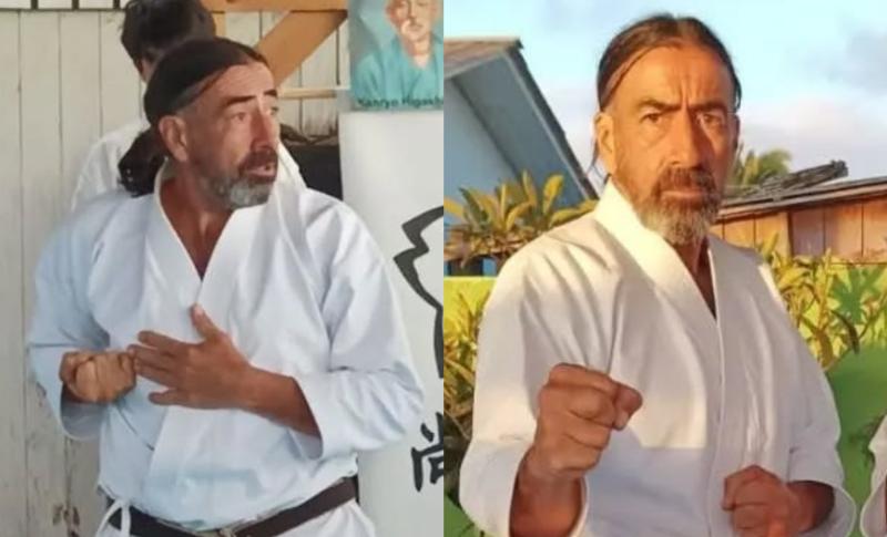 Instagram (@kaminari.dojo) - Profesor de karate herido a bala