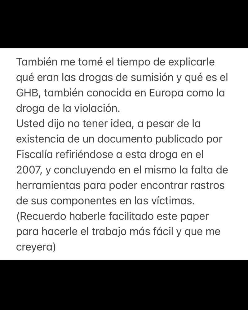 Instagram - Primera denunciante